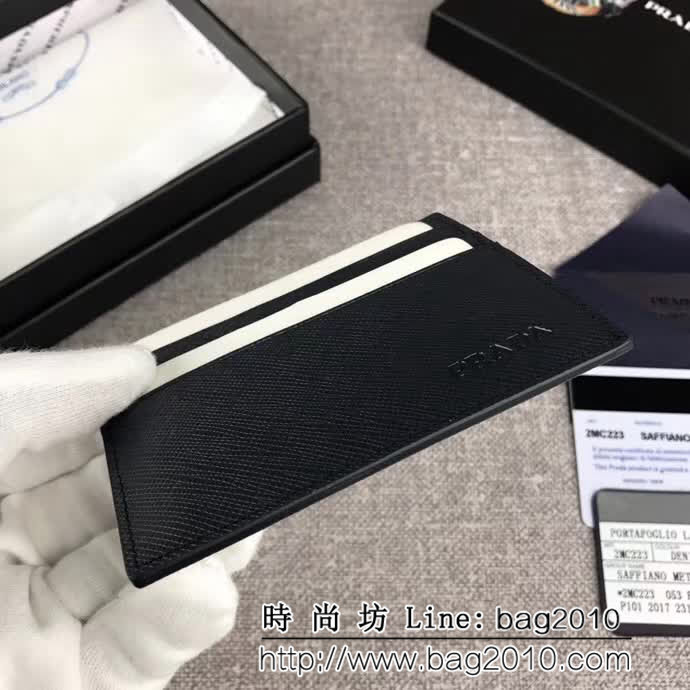 PRADA普拉達 官網同步 專櫃最新款式 爆款男士卡包 2MC223 DD1059